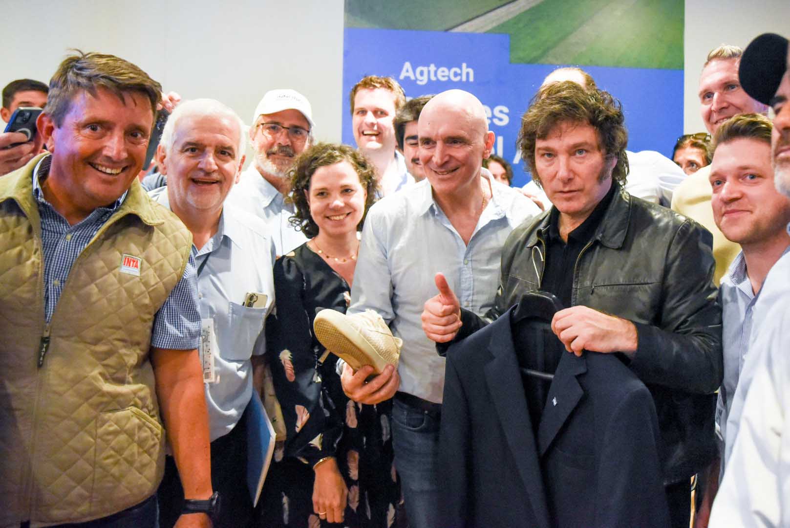 El Presidente Javier Milei presente en el stand de Bioeconomía de Expoagro 2024