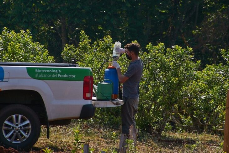 Biofábrica capacita a productores en el uso de Bioinsumos 