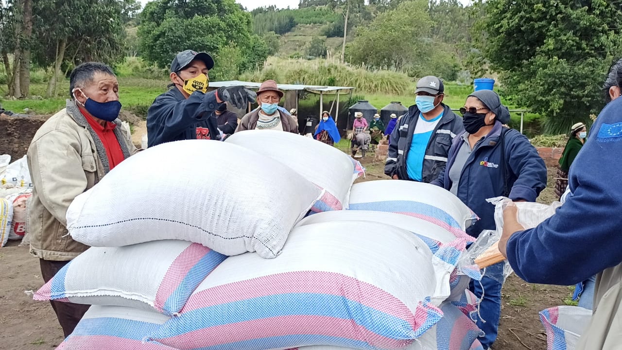 Fomentan la productividad de la quinua con entrega de kits de bioinsumos