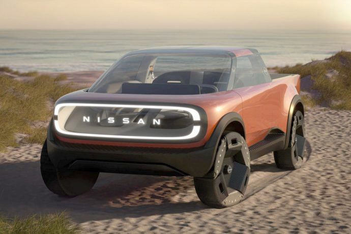Anuncian una pickup ultra sustentable: "Nissan eléctrica Surf-Out"