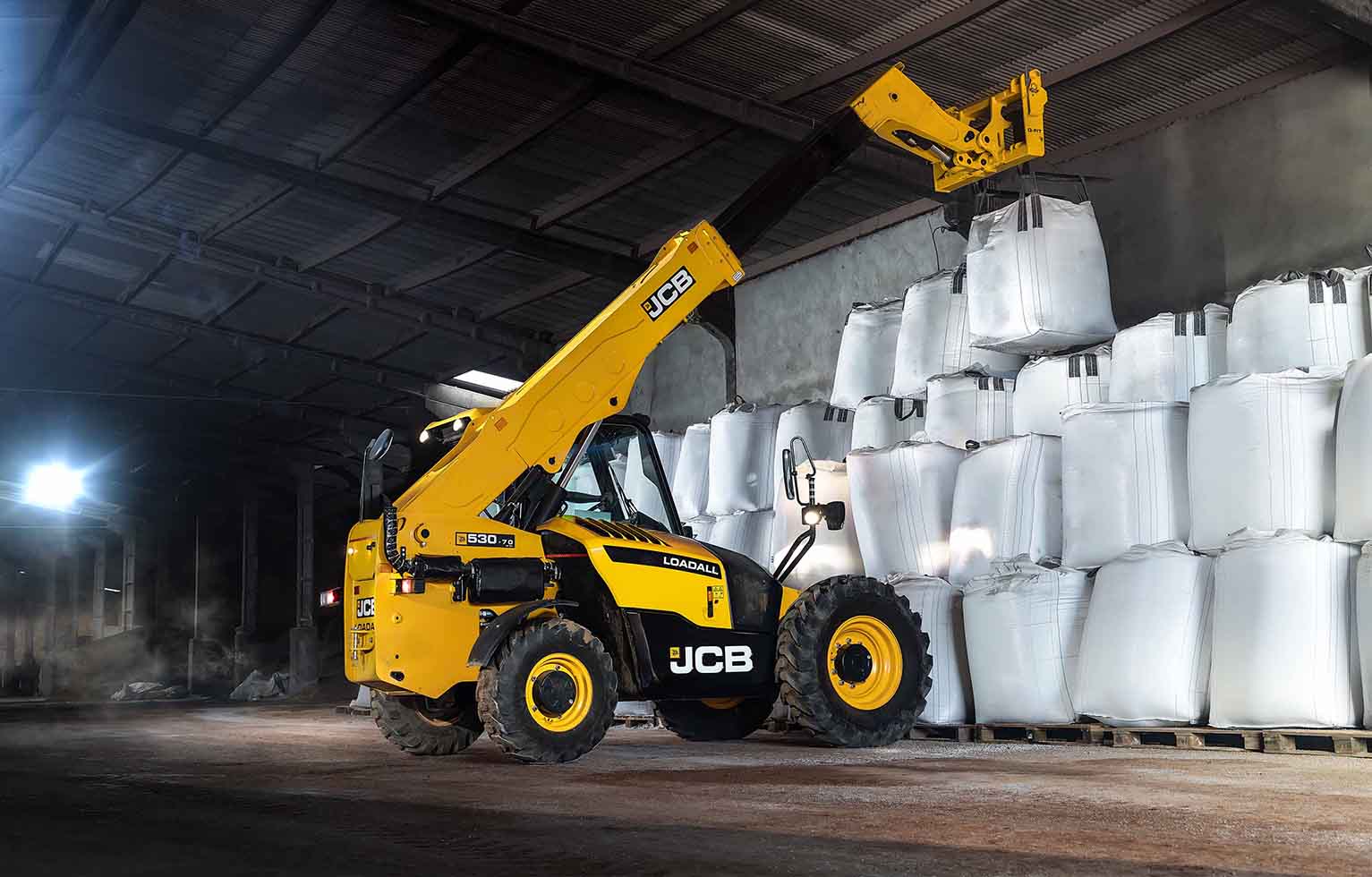 JCB llega a Agroactiva presentando un manipulador telescópico para el agro